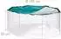 Relaxdays XL Freilaufgehege mit Netz-Abdeckung 145cm verzinkt
