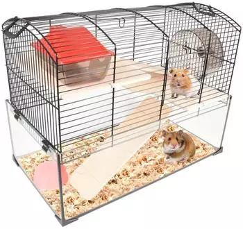 Flamingo Hamsterkäfig Vitru schwarz 1