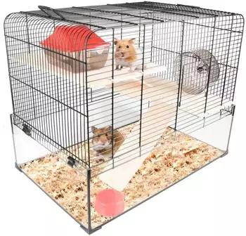 Flamingo Hamsterkäfig Vitru schwarz 2