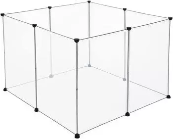 Eugad Freigehege für Kaninchen 102 x 102 x 70 cm
