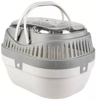 Duvo+ Transportbox für Nager grau Gr. S
