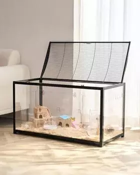 VEVOR Hamsterk&auml;fig 360&deg;-Sicht 96x47x55 cm