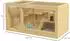 Pawhut Holz Hamsterkäfig 100 cm Natur