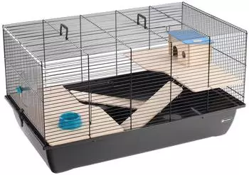 Flamingo Chipper Hamsterkäfig schwarz 77,5x47x42cm (210483)