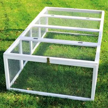 Zooprinz Premium Freilaufgehege Rabbit Run wei&szlig;