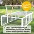 Zooprinz Premium Freilaufgehege Rabbit Run weiß