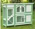 Nanook Hasenstall Jumbo XXL 138 x 48 x 109 cm grün weiß