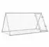vidaXL Freilaufgehege für Kleintiere Outdoor 200x105x91cm silber