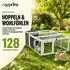 Zooprinz Freigehege Comfort mit Haus XXL wetterfest 128 cm