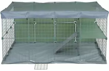 Zolux Neolife Neopark Kaninchen- und Meerschweinchengehege grün