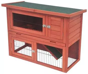 Duvo+ Woodland Bonnie Classic Kaninchenstall 2 Ebenen 95x45x70cm (13181)