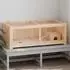 vidaXL Hamsterkäfig Massivholz Tanne 104x52x38cm (172383)