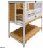 HTI-Living Gino Deluxe Kleintierkäfig Holz, 3 Ebenen (2223212)