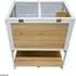HTI-Living Gino Deluxe Kleintierkäfig Holz, 3 Ebenen (2223212)
