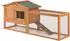 en.casa Kaninchenstall Oberursel 2-stöckig 68x156x52cm Tannenholz (ACKS-7601)