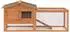 en.casa Kaninchenstall Oberursel 2-stöckig 68x156x52cm Tannenholz (ACKS-7601)