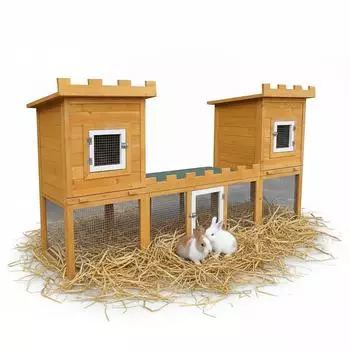 Melko Kleintierstall Freigehege Holz