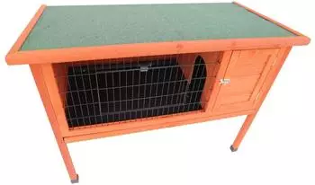 Duvo+ Woodland Charlie Classic Kaninchenstall braun 116x63x91,6cm
