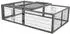Trixie Freilaufgehege mit Abdeckung, Holz, 174×48×109cm, grau (62287)