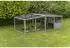 Trixie Freilaufgehege XL mit Abdeckung, Holz, grau, 233×79×116cm (62288)