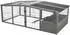 Trixie Freilaufgehege XL mit Abdeckung, Holz, grau, 233×79×116cm (62288)