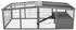 Trixie Freilaufgehege XL mit Abdeckung, Holz, grau, 233×79×116cm (62288)