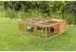 Trixie Freilaufgehege mit Abdeckung, Holz, 150×53×150cm, dunkelbraun (62280)