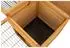 Trixie Freilaufgehege mit Abdeckung, Holz, 150×53×150cm, dunkelbraun (62280)