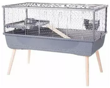 Zolux Neolife 100 Käfig für Meerschweinchen, grau