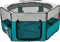 TRIXIE 64054, TRIXIE Freilauf mit Netz/Boden, Meerschwein., Polyester, &oslash; 130 &times; 55