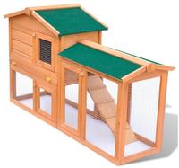 vidaXL Kaninchenstall Gro&szlig; Holz