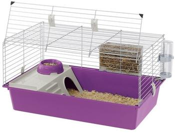 Ferplast Meerschweinchenkäfig CAVIE 60 (58x38x32 Cm) - Inkl. Trinkflasche & Heuraufe