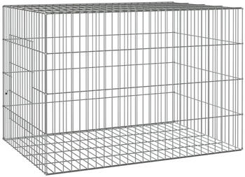 vidaXL Kaninchenkäfig 78x54x54cm verzinktes Eisen (171567)