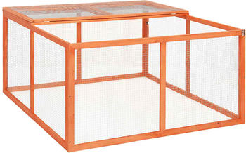 vidaXL Stall 124x120x60cm Massivholz Tanne (170876)