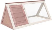 vidaXL Kleintier-/Kaninchenstall Braun Holz