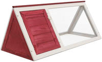 vidaXL Kleintier-/Kaninchenstall Rot Holz