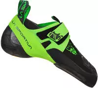 La Sportiva - Kletterschuhe - Skwama Vegan Black/Flash Green f&uuml;r Herren aus Leder -