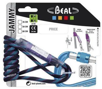 Beal Jammy Seilschlinge 50 cm schwarz