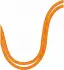 Mammut 8.7 Alpine Sender Dry Rope 70 m (orange/weiß)