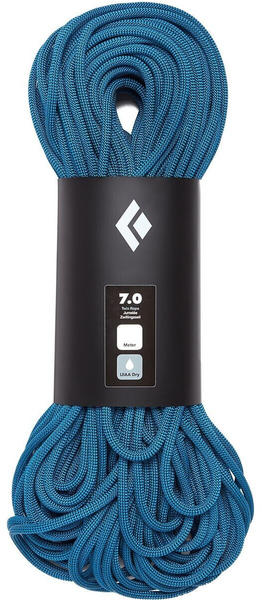 Black Diamond 7.0 Rope Dry Zwillingsseil (Größe 60m, blau)
