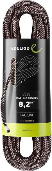 Edelrid Starling Pro Dry 8.2 mm Gr. 50 M grau/schwarz/braun