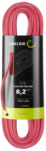 Edelrid Starling Pro Dry 8.2 mm Gr. 50 M schwarz/grau/rosa/rot