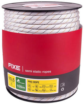 Fixe Climbing Fixe Pro 10.5mm Rope Weiß 200 m