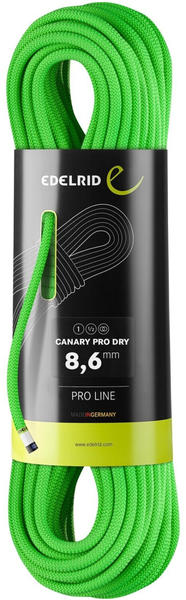 Edelrid Canary Pro Dry 8.6 (50m) neon-green
