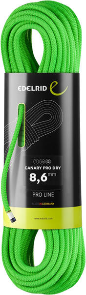 Edelrid Canary Pro Dry 8.6 (70m) neon-green