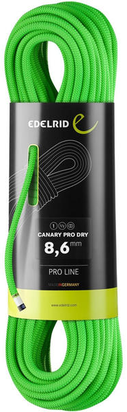 Edelrid Canary Pro Dry 8.6 (40m) neon-green