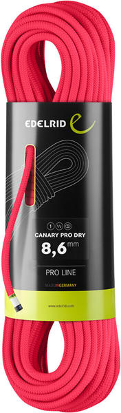 Edelrid Canary Pro Dry 8.6 (80m) pink