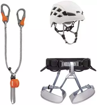 Petzl Kit Via Ferrata Eashook Klettersteigset Blau/Weiß (K029DD)
