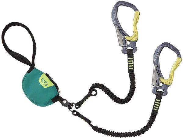 Climbing Technology Hook-It Compact Klettersteigset schwarz/grün