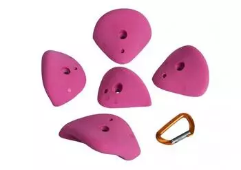 Entre Prises Flakes Jugs L Klettergriffe, PE, gelb (5er-Set)